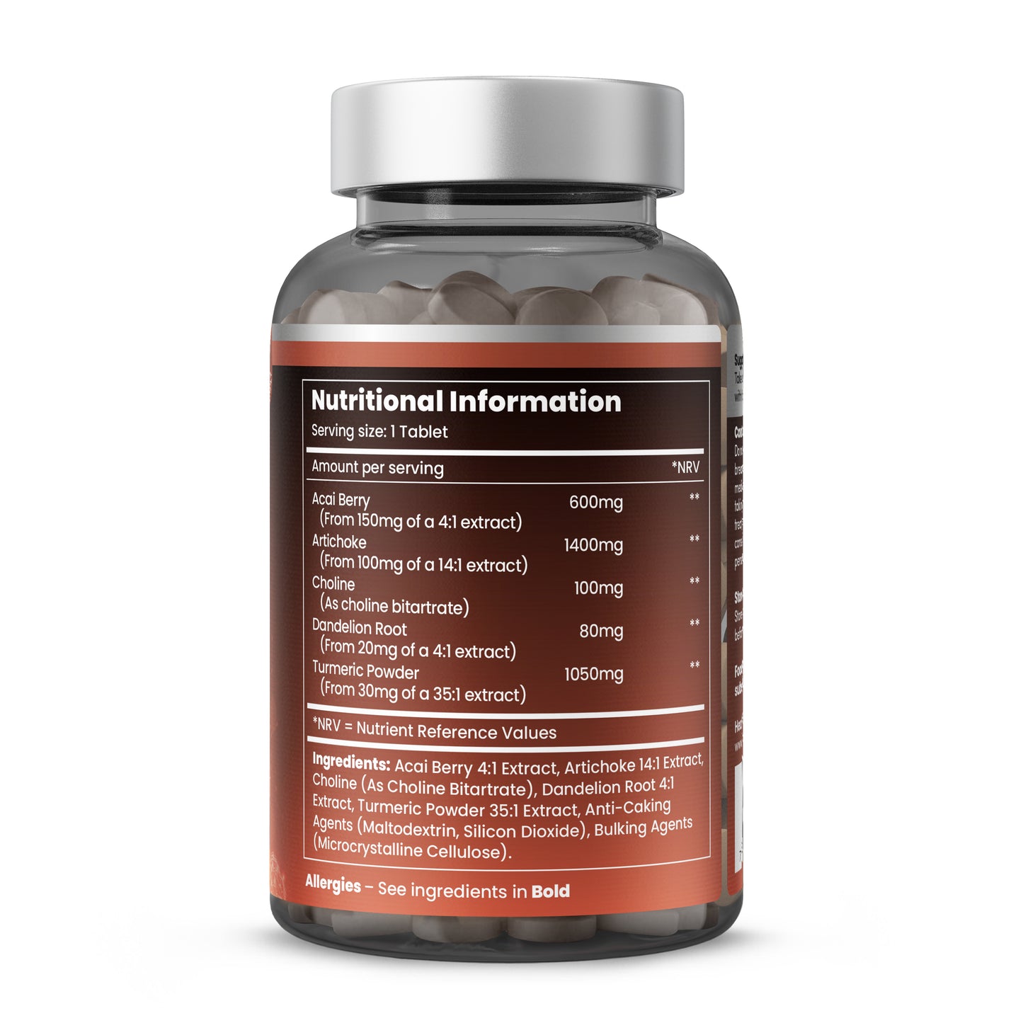 Liver Advanced Formula usage instructions: Take 1 tablet daily with food for optimal liver detoxification and hepatic support, with cautions for pregnancy, medication interactions, and protocol recommendations for 12 weeks minimum