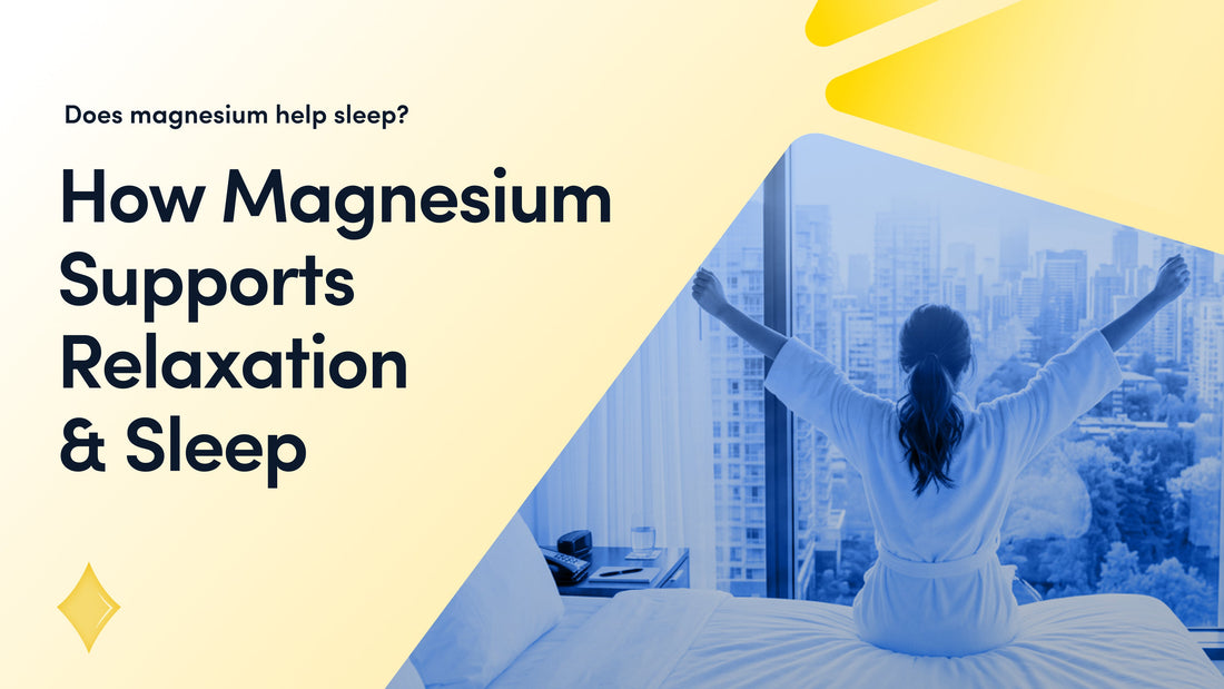 Magnesium supports relaxation and sleep